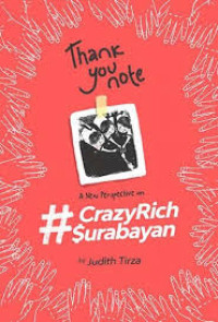 Image of Thank you note; Crazy Rich Surabaya